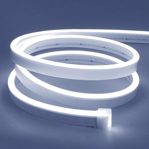 5V USB LED strip, 3.28ft, 6000K daylight white, 320 LEDs. Flexible. Suitable for under cabinet, TV backlight, shelves.