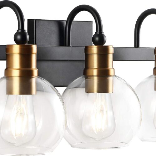 6-pack black LED wall sconce, hardwired. Up and down lighting. 3000K warm white. Bulbs included. Suitable for living room, hallway.