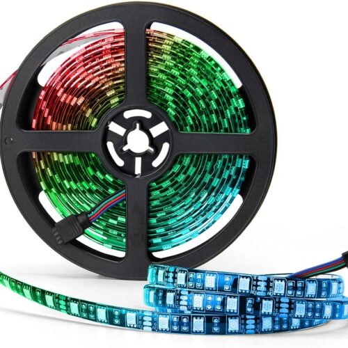 12V LED interior light bar, 8W, 120 LEDs, 1500lm, with on/off switch. 4-pack. Suitable for cargo trailer, car, RV, van, truck, boat.