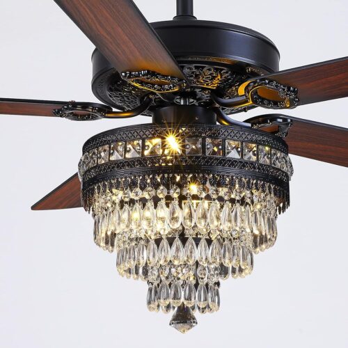 28-inch gold glass chandelier, 3-tier round design. Suitable for dining room, living room, kitchen.